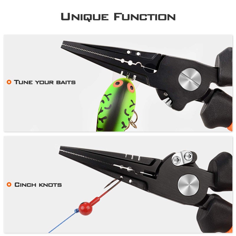 KastKing Speed Demon Pro Fishing Pliers, Straight Nose, 8.5 inch - Image 2